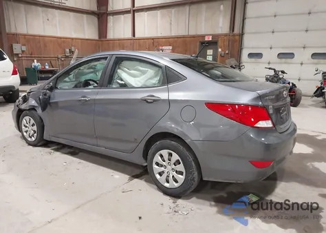 2016 Hyundai Accent Se из США, поврежденный, VIN KMHCT4AEXGU044401